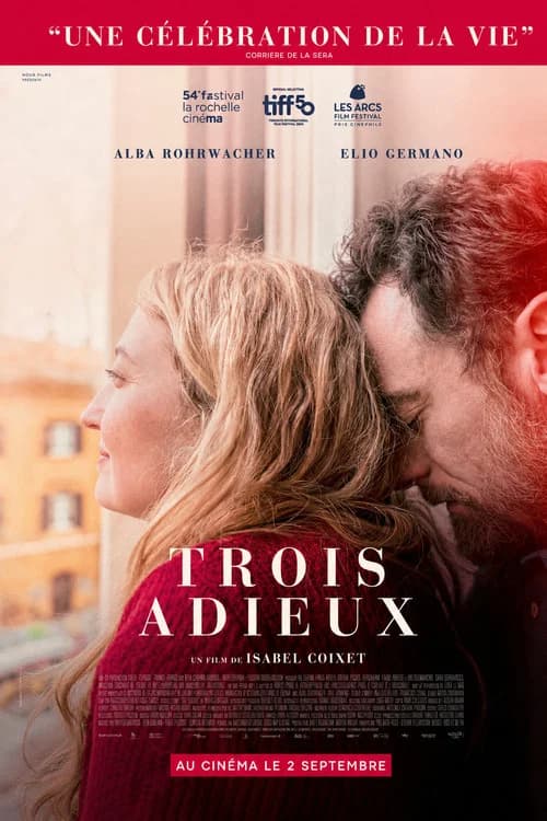 Affiche de Trois Adieux
